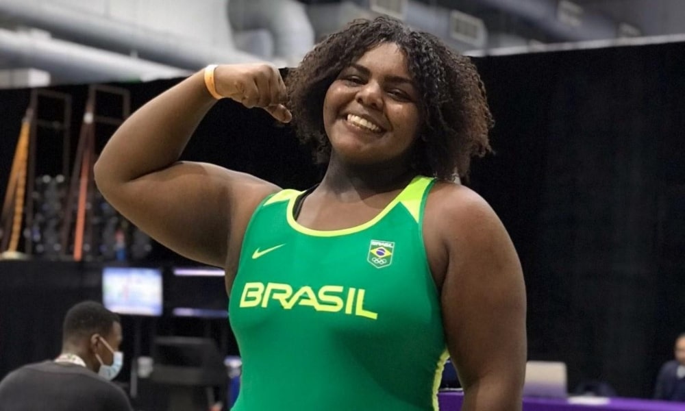 Taiane Justino levantamento de peso seleção brasileira levanta 220kg e garante o bronze nos Jogos Pan-Americanos Júnior de Cáli 2021 Suécia