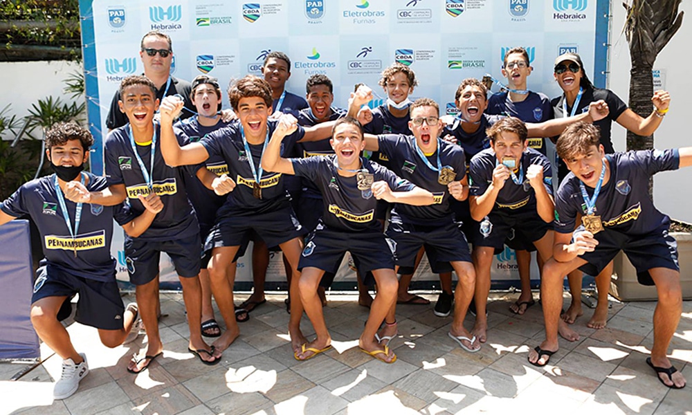 ABDA campeão Campeonato Brasileiro Interclubes Sub-14 de polo aquático sesi-rp