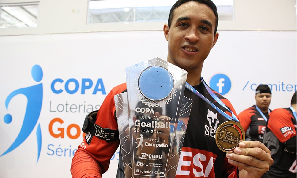 Parazinho Sesi campeão brasileiro goalball 2019