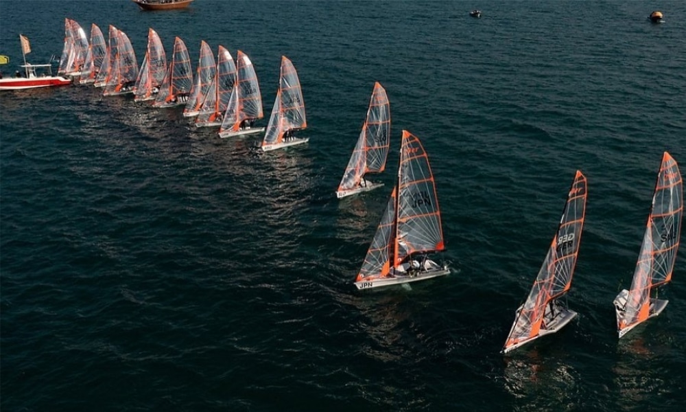 Roberto Cardoso e Julia Ollivier vencem regata e fecham Mundial da Juventude de Vela em 7º