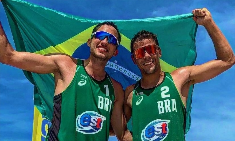 Nicolas e Samuel conquistam o bronze no Mundial Sub-19 de vôlei de praia