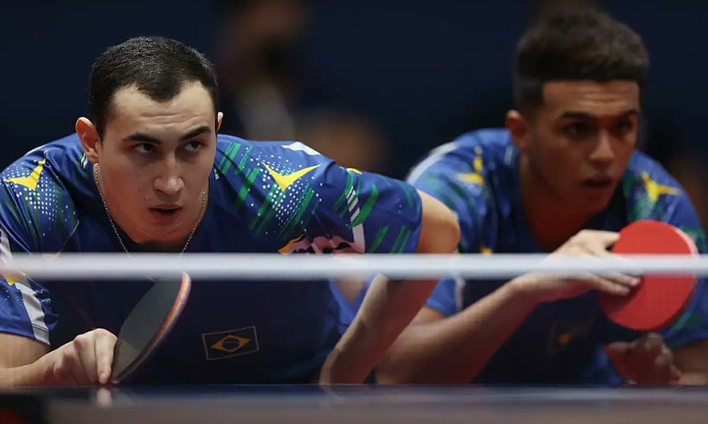 Rafael Turrini Diogo Silva tênis de mesa medalha de bronze tênis de mesa duplas Jogos Pan-Americanos Júnior Cáli 2021