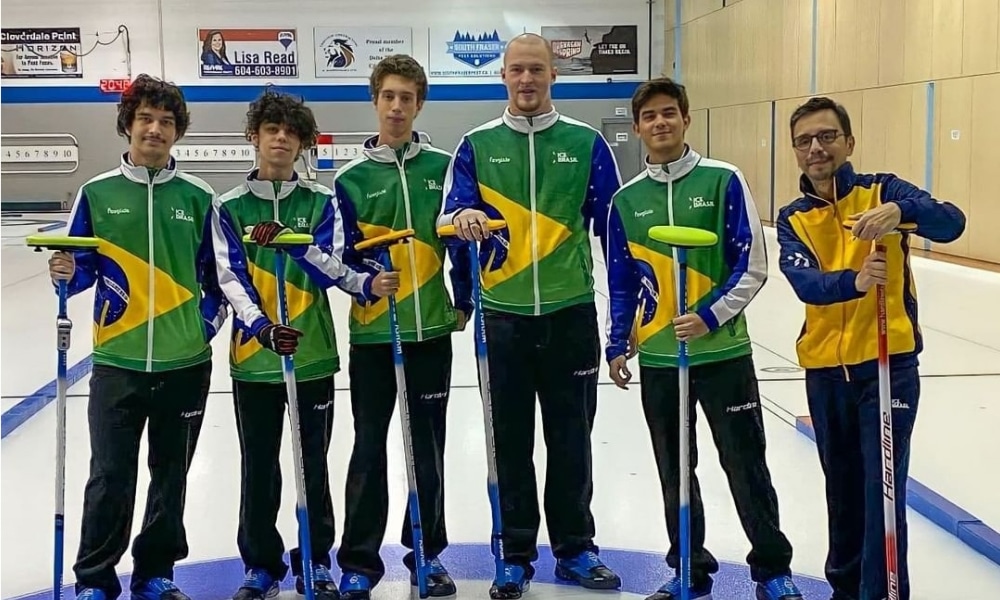 Brasil estreia com duas derrotas no Mundial Júnior B de curling