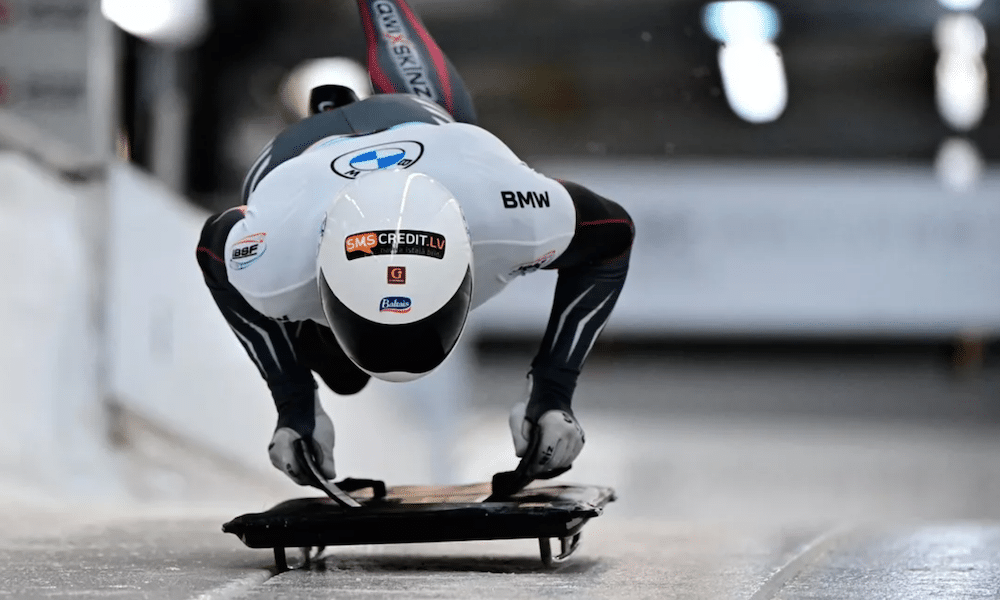 O letão Martins Dukurs vai tentar sua primeira medalha de ouro nos Jogos Olímpicos de Inverno em Pequim-2022 