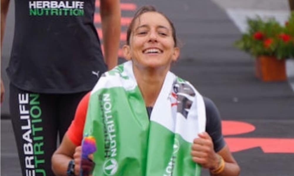 Luisa Baptista bate recorde e conquista Ironman no Chile