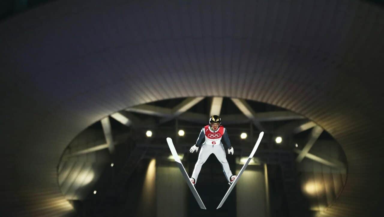 Saltos de esqui nos jogos olímpicos de inverno de pequim-2022