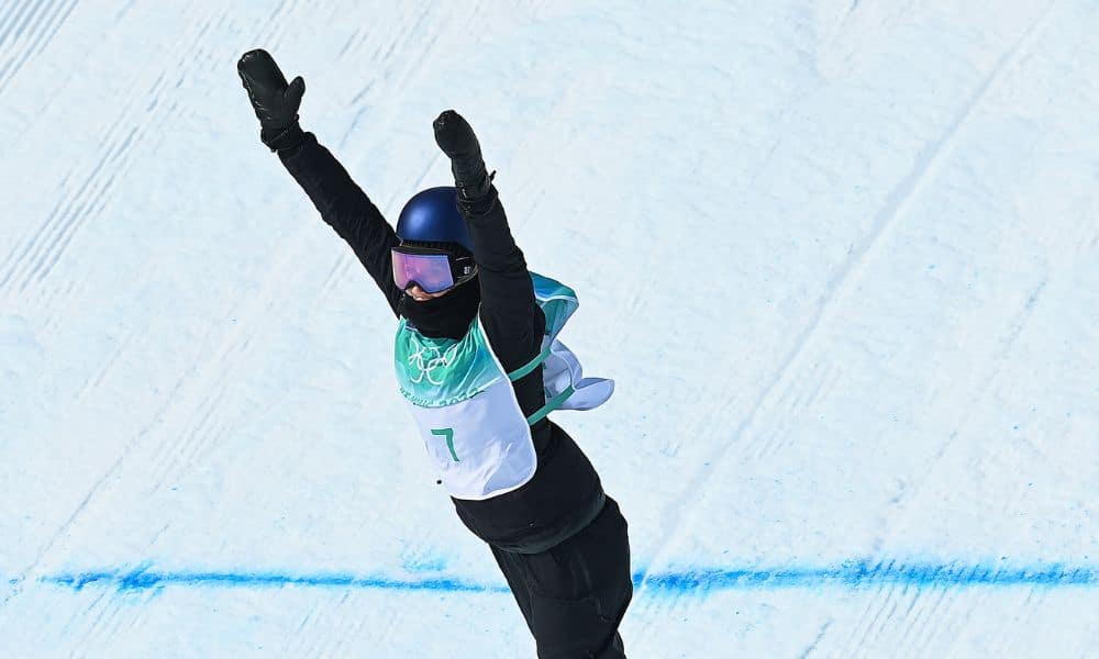 Anna Gasser é bicampeã no snowboard big air pequim-2022