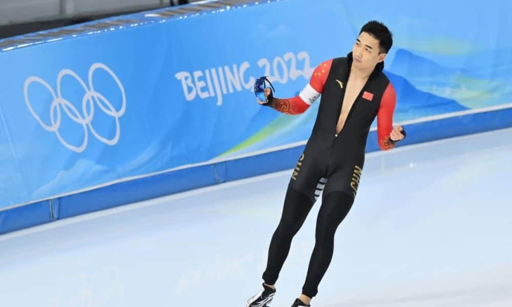 Gao Tingyu medalha de ouro 500 m patinação de velocidade Jogos Olímpicos de Inverno de Pequim-2022