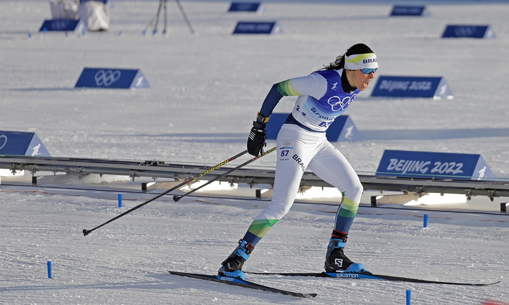 Jaqueline Mourão Sprint Esqui Cross-Country Pequim 2022 - Bruna Moura