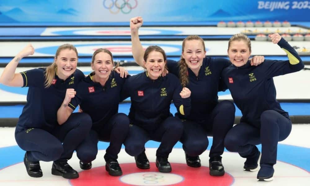 Suécia medalha de bronze curling feminino jogos olímpicos de inverno de pequim-2022
