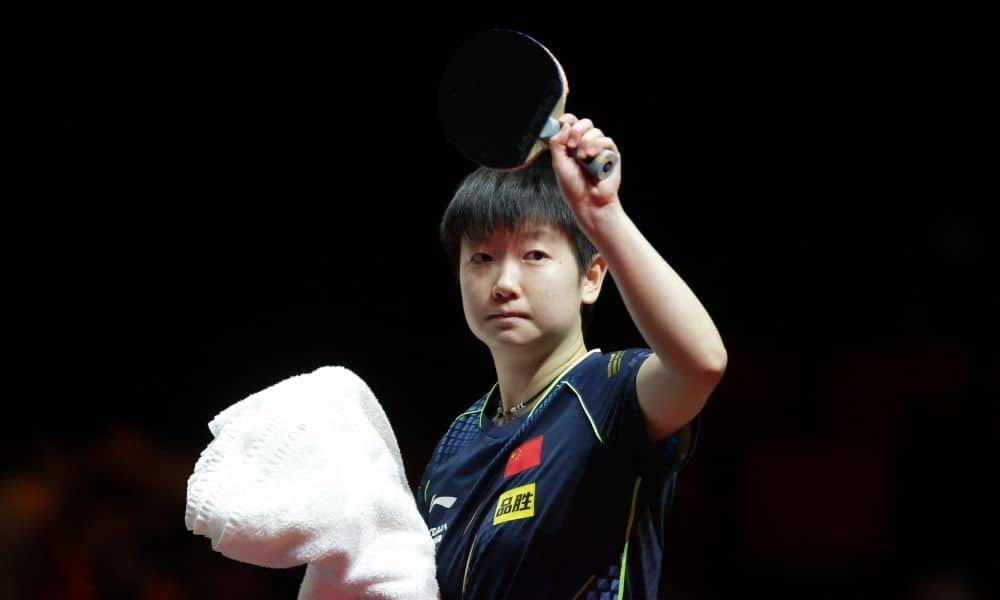 Sun Yingsha, nova líder do ranking mundial de tênis de mesa