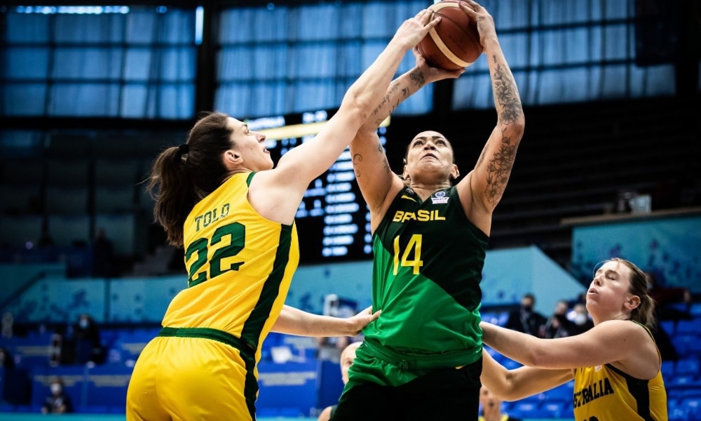 Brasil e Austrália Pré-Mundial de basquete feminino