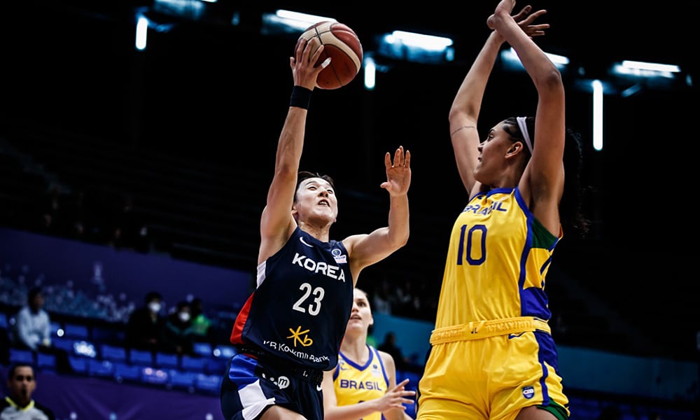 Brasil e Coreia do Sul - Pré-Mundial de basquete feminino