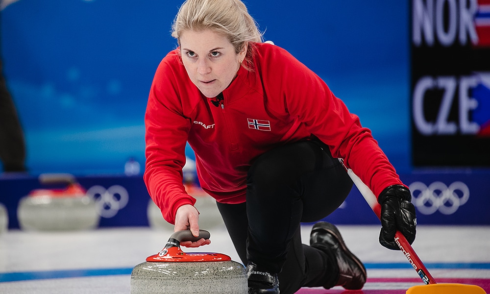 Kristin Skaslien Noruega curling duplas mistas Pequim 2022 Jogos Olímpicos de Inverno Jogos de Inverno