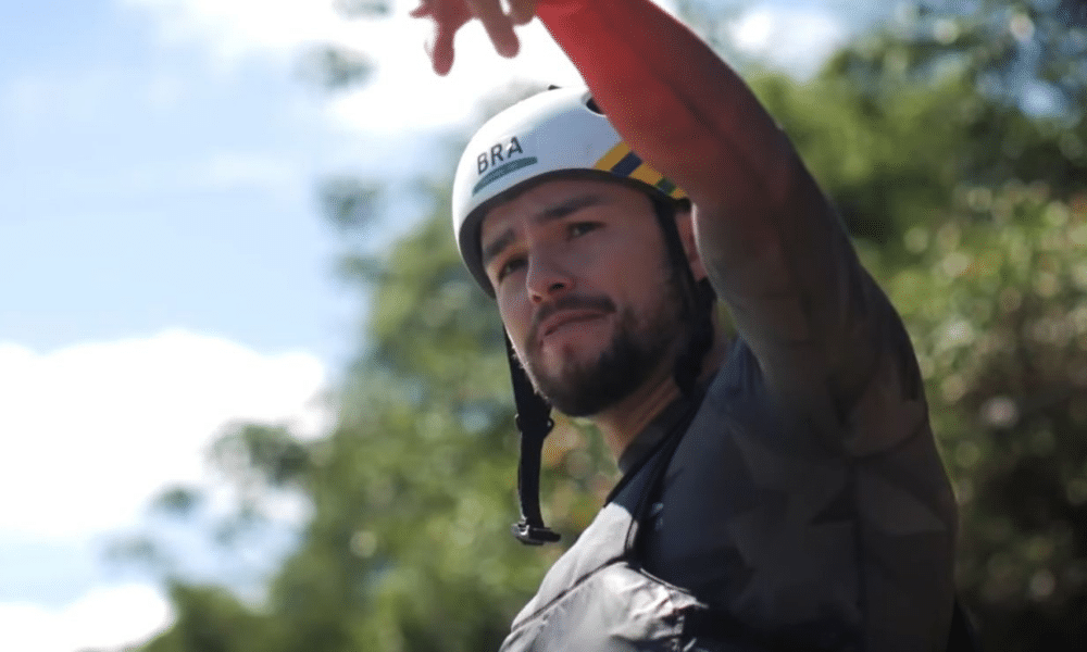 Pepê Gonçalves foi apresentado a canoagem slalom por um projeto social em Piraju
