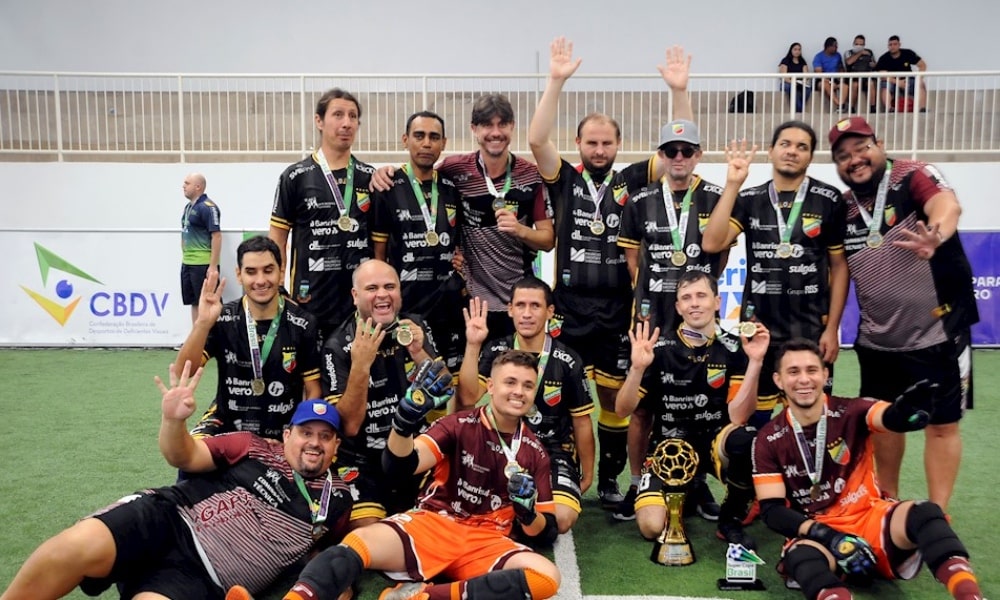 Agafuc/Rs campeão Supercopa de Futebol de Cegos