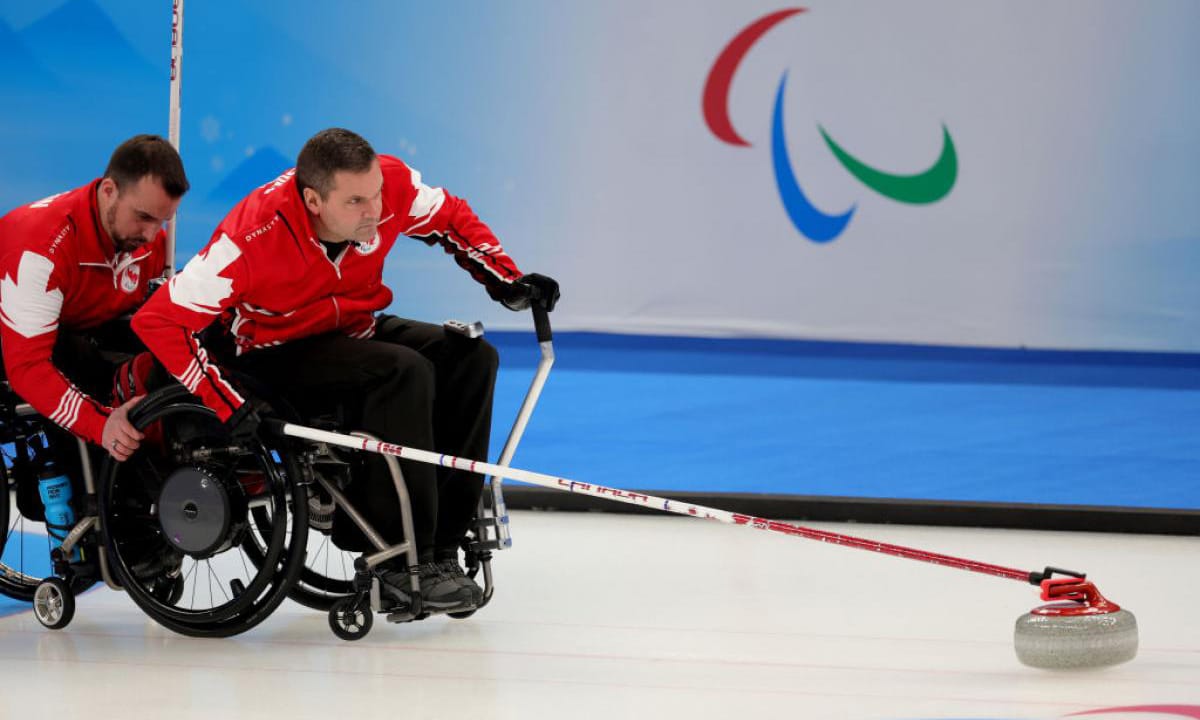 Canadá Curling de Cadeira de Rodas Jogos Paralímpicos de Inverno Pequim 2022