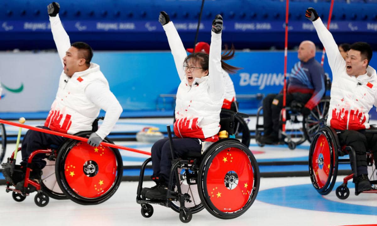 China Curling de Cadeira de Rodas Jogos Paralímpicos de Inverno de Pequim 2022