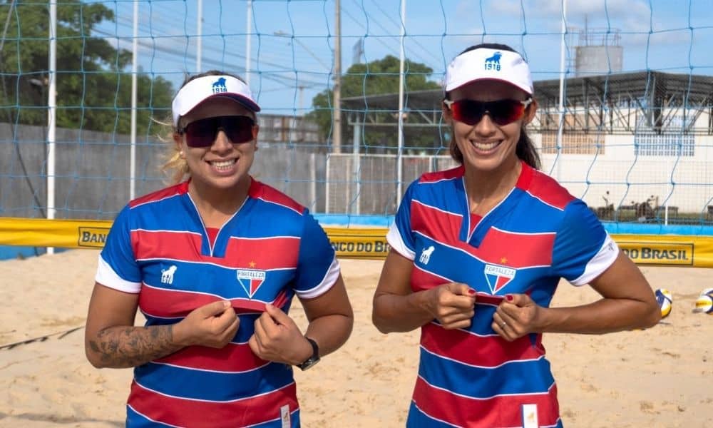 Fortaleza fecha parceria com dupla olímpica Rebecca e Talita vôlei de praia