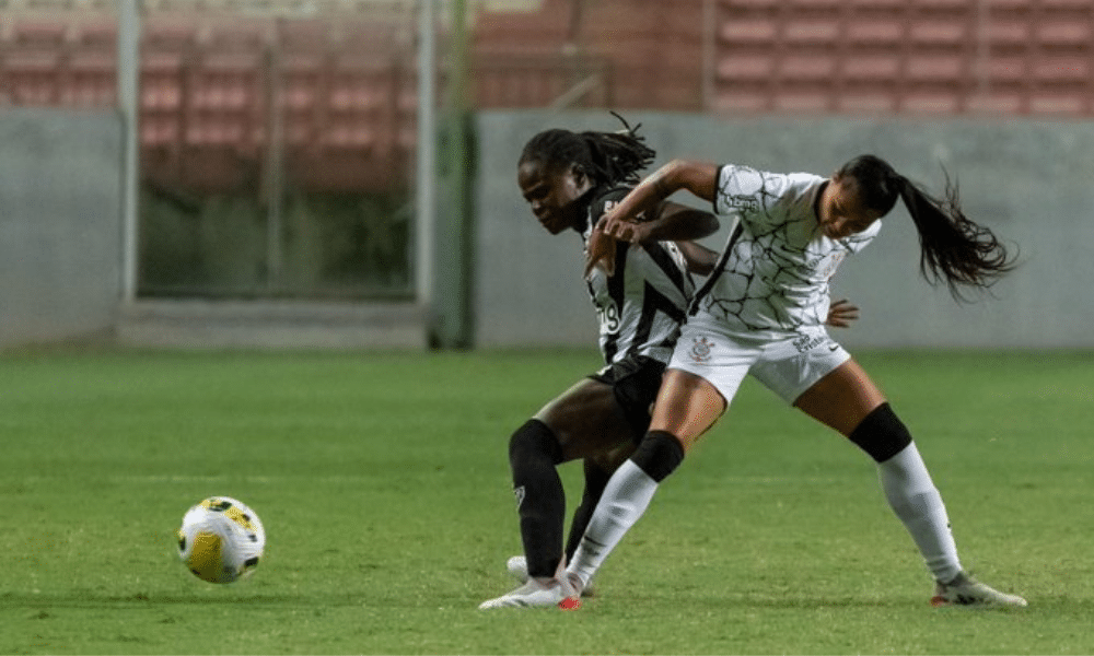 Atlético-MG e Corinthians empataram em jogo movimentado pelo Brasileirão Feminino