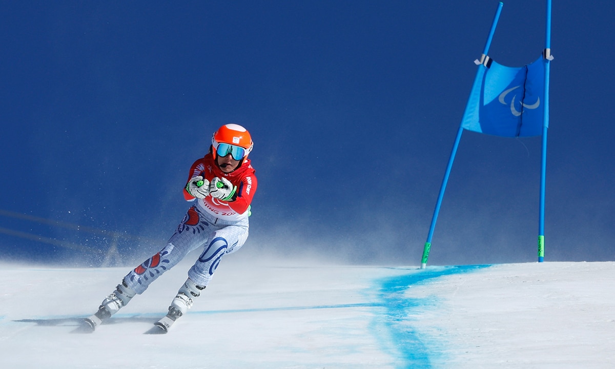 Henrieta Farkašová Paraesqui Alpino Jogos Paralímpicos de Inverno Pequim 2022