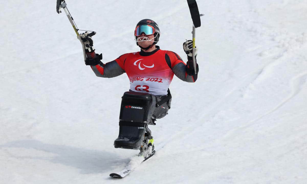 Jesper Pedersen Paraesqui Alpino Jogos Paralímpicos de Inverno Pequim 2022
