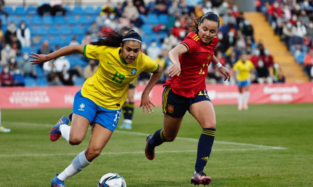 Brasil seleção brasileira de futebol feminino encara a Espanha em amistoso