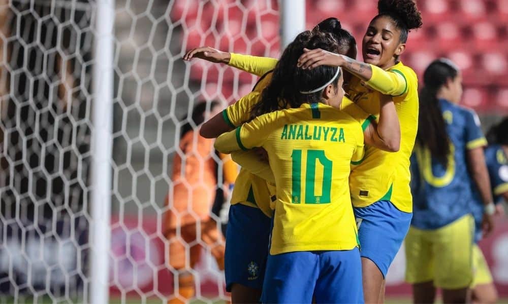 Brasil Colômbia Sul-Americano Sub-20 de futebol feminino Venezuela ao vivo