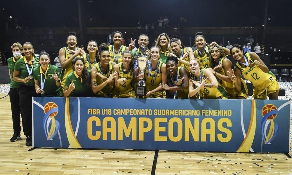 Seleção brasileira bateu Argentina na final e conquistou o título do Sul-Americano Sub-18 de basquete feminino e disputa a AmeriCup