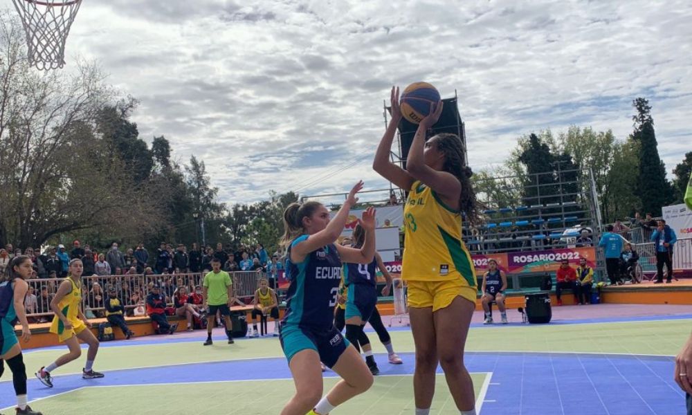 Basquete 3x3: seleção feminina avança às quartas em Rosario 2022