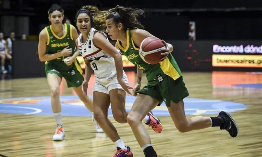 Brasil x Paraguai - Sul-Americano Sub-18 feminino de basquete