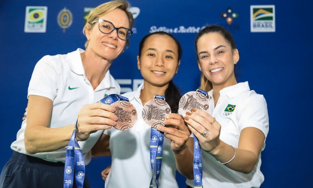 Equipe feminina do Brasil na Copa do Mundo de tiro esportivo