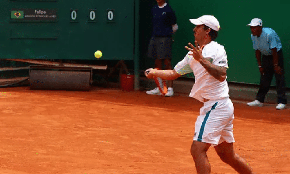 Felipe Meligeni em Roland Garros