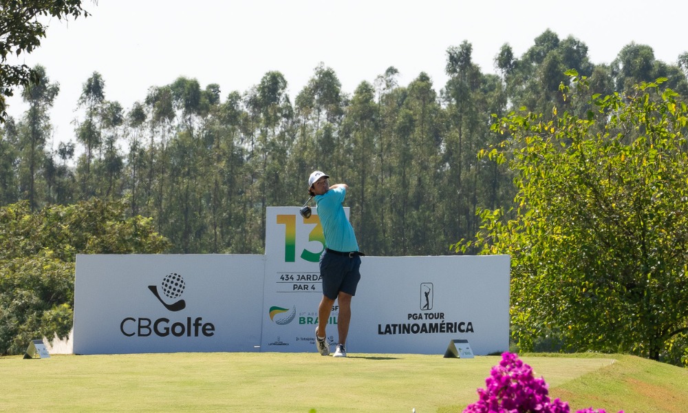 Rafael Becker melhor brasileiro no Aberto do Brasil de golfe