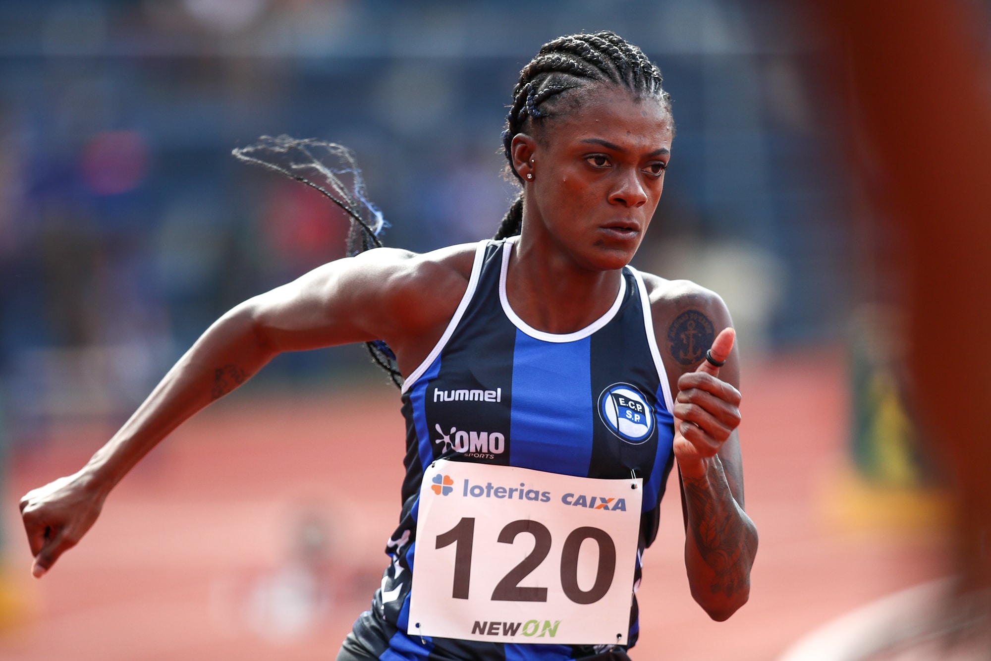 Chayenne Pereira foi campeã dos 400m com barreiras no Troféu Adhemar Ferreira da Silva
