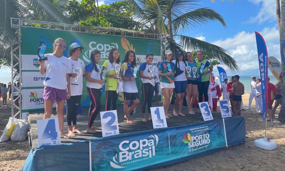Copa Brasil de águas abertas coroa dupla nos 2.5 km