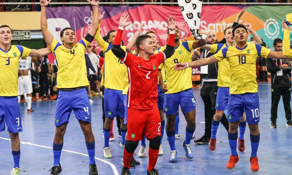 Brasil venceu Argentina na final do futsal em Rosario 2022