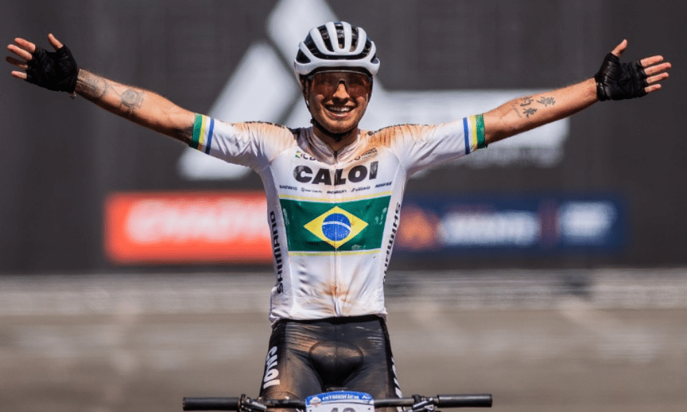 Ulan Galisnki na Estrada Real de Ouro Preto maratona ciclismo MTB