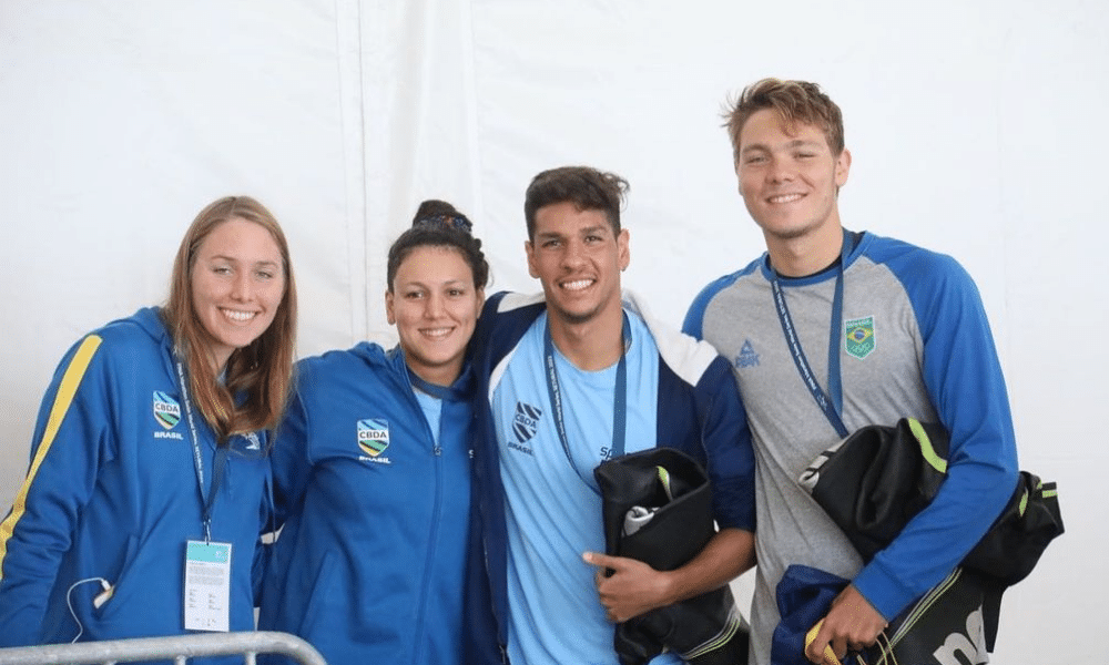 Equipe brasileira Série Mundial maratona aquática