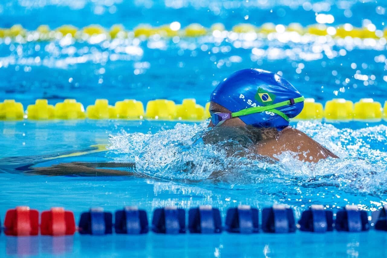 Patrícia Santos no Mundial de natação paralímpica