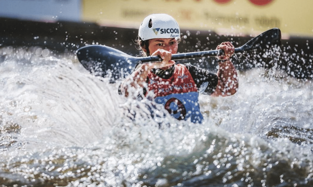 Ana Sátila na Copa do Mundo de canoagem slalom em Praga Pepê Gonçalves Mathieu Desnos Cracóvia