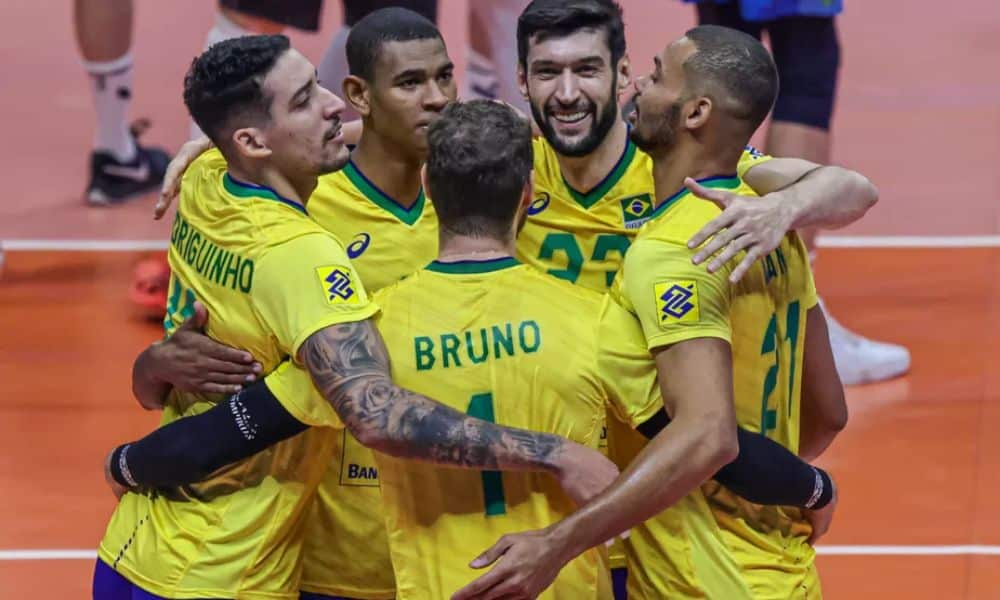 Brasil x Eslovênia Liga das Nações de vôlei