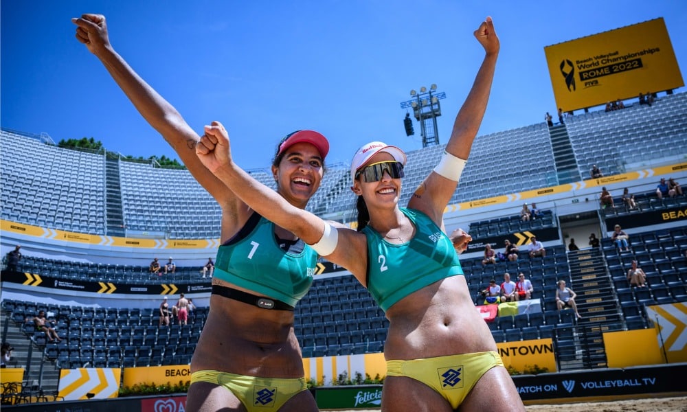 Duda/Ana Patrícia e André/George semifinal Mundial de vôlei de praia
