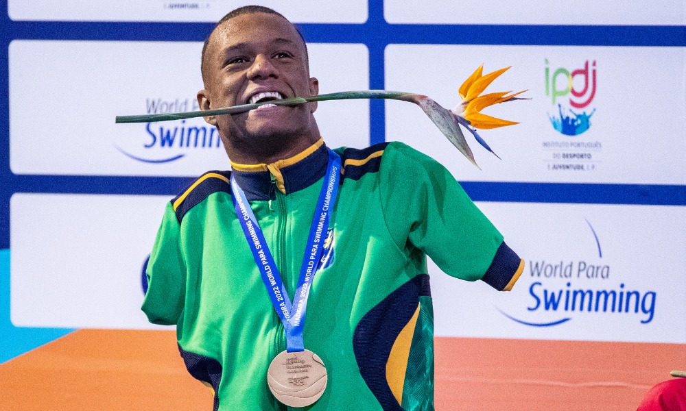 Gabriel Araujo ouro Mundial natação paralímpica