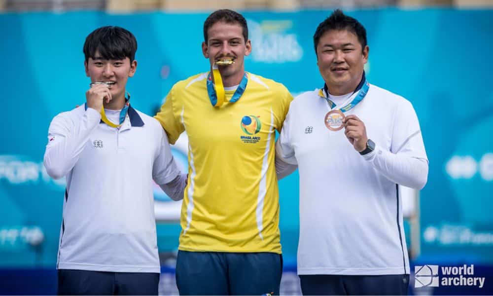Marcus D'Almeida medalha de ouro Copa do Mundo de paris pódio