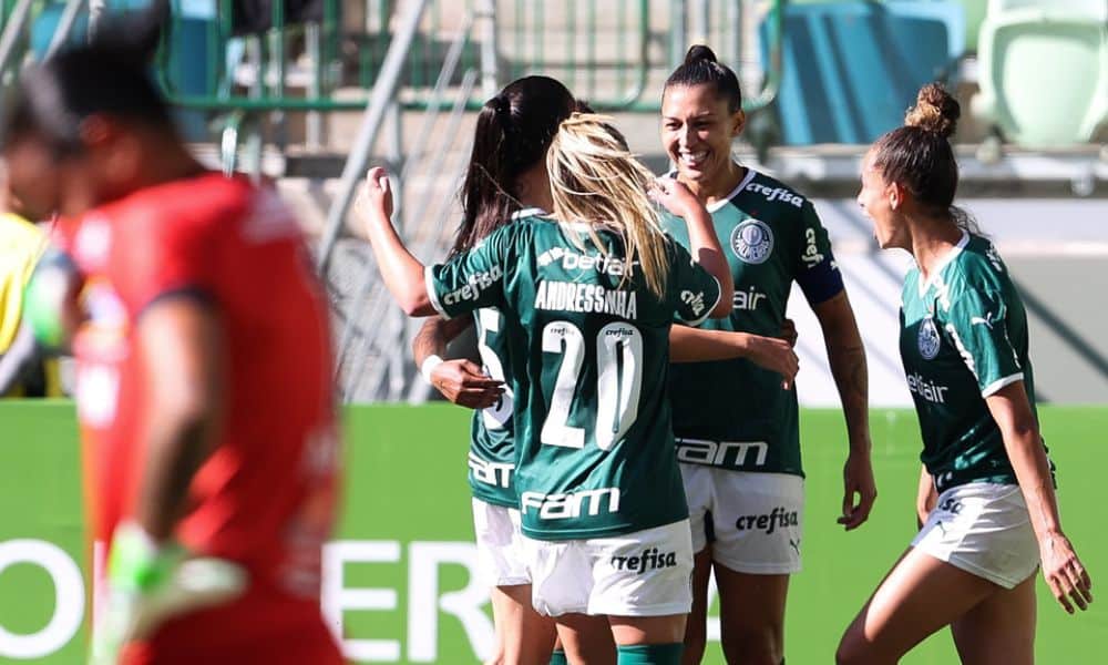 Palmeiras 7 x 1 Cresspom Bia Zaneratto Brasileirão de futebol feminino