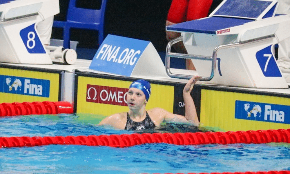 Stephanie Balduccini revezamento Mundial de Esportes Aquáticos