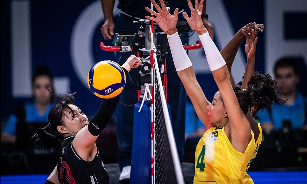 Carol vôlei Brasil seleção feminina vôlei feminino Liga das Nações de Vôlei Feminino ao vivo Coreia do Sul