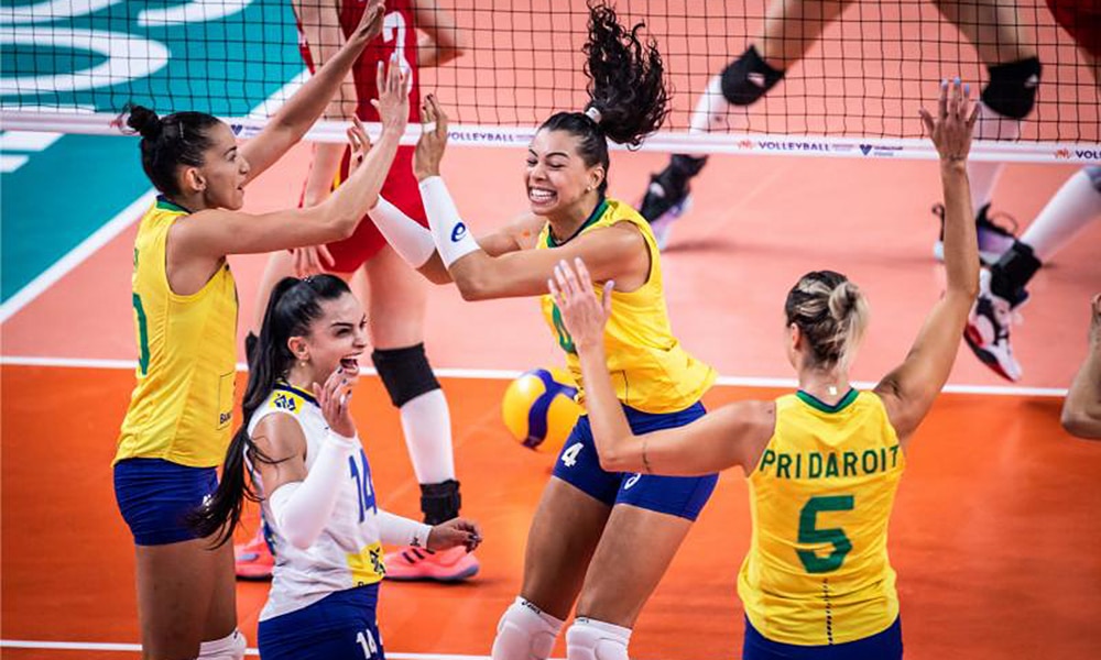 Brasil seleção feminina vôlei feminino Liga das Nações de Vôlei Feminino ao vivo Coreia do Sul