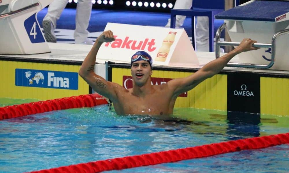 guilherme costa medalha de bronze 400 m livre mundial de esportes aquáticos
